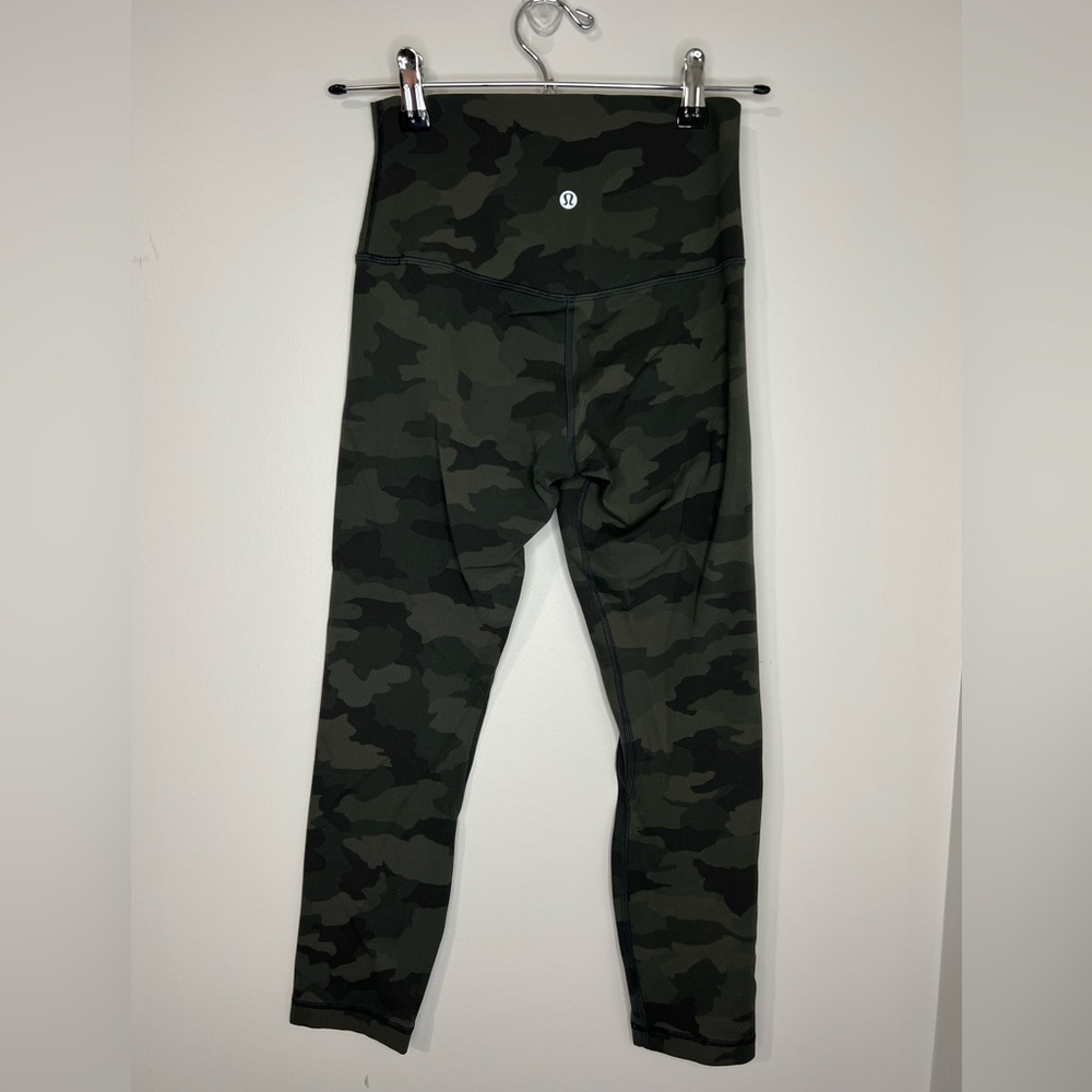 Lululemon Athletica Align. Camo print size 4. Great condition. Yoga pants. - Picture 2 of 5